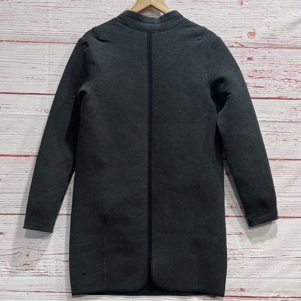 Lululemon City Bound Dress in Heathered Black Sz 6